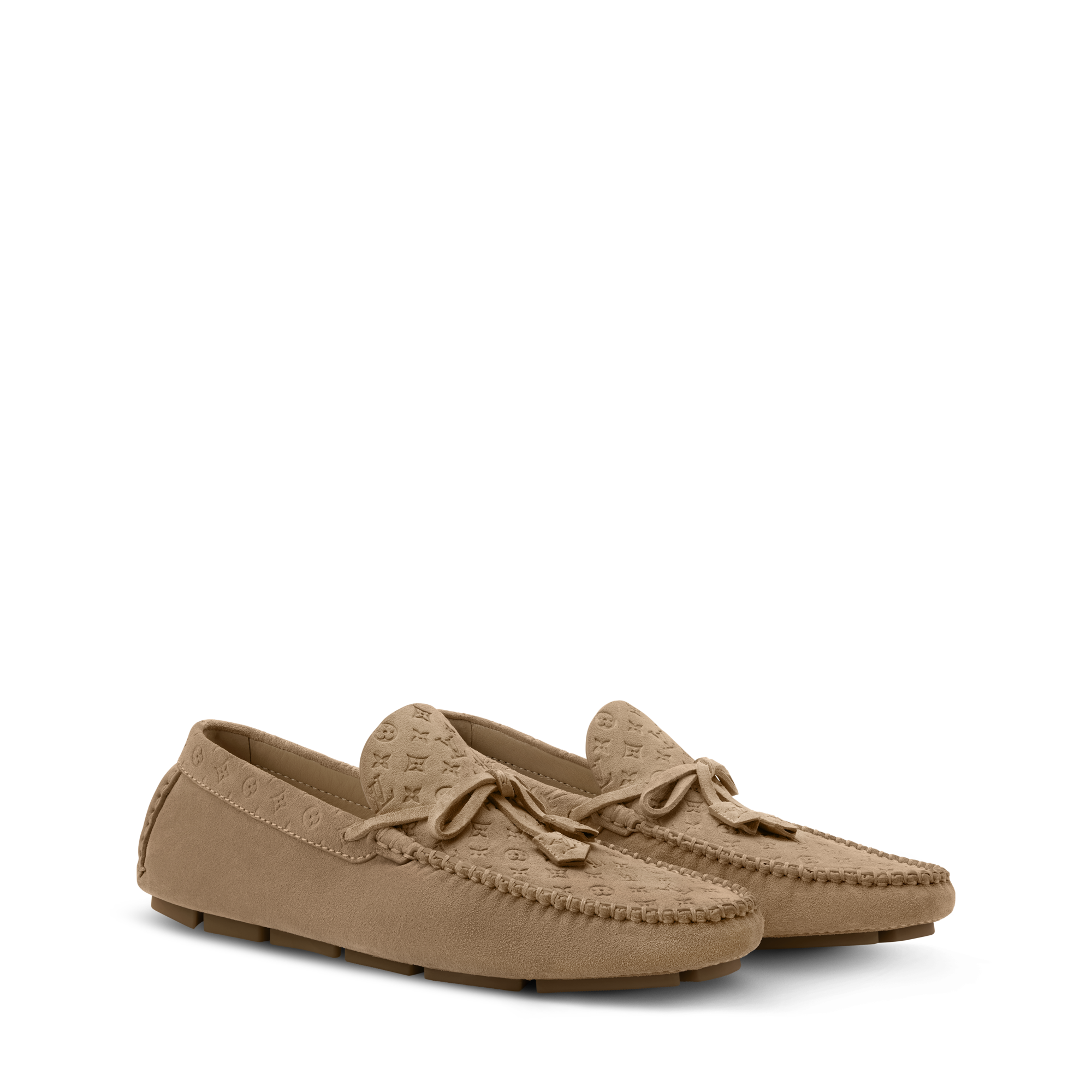 LOUIS VUITTON ブラウン スエード モカシン LV Silverstone Moccasin - Shoes | LOUIS VUITTON